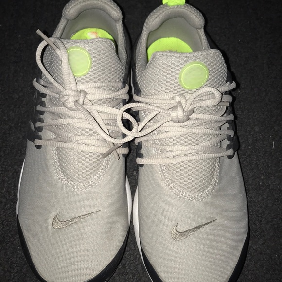 lime green nike presto